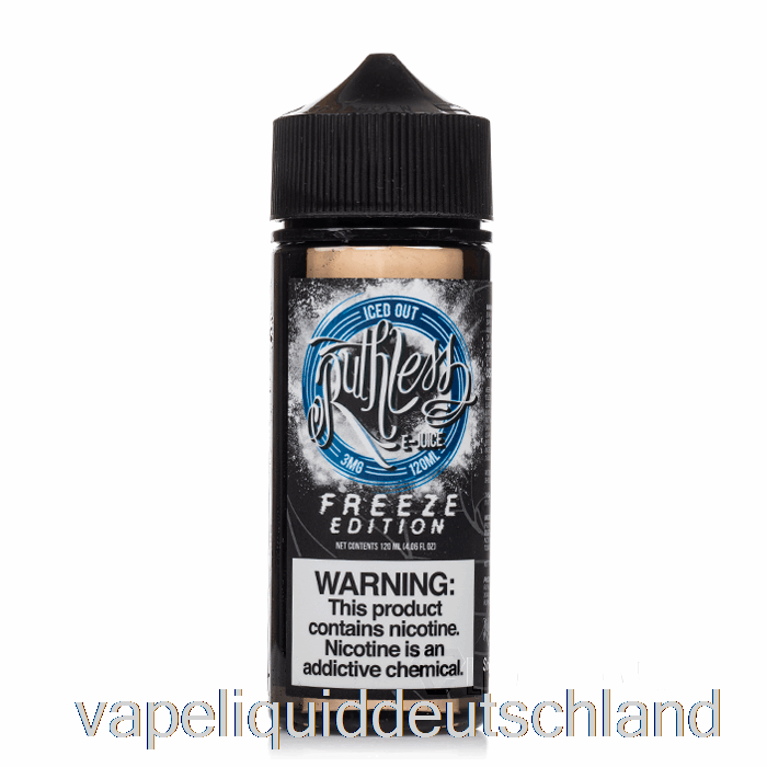Iced Out – Freeze Edition – Rücksichtsloser Dampf – 120 Ml, 6 Mg Vape-Flüssigkeit